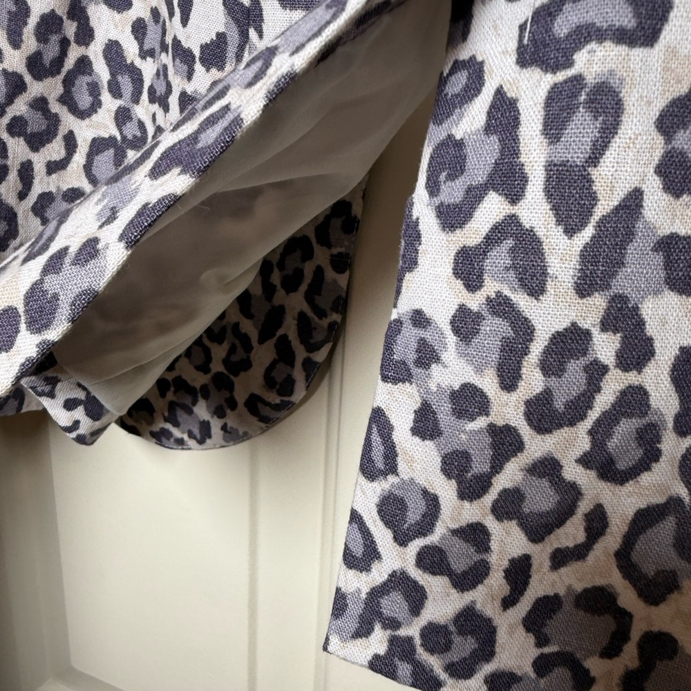 Rachel Zoe Leopard Print Blazer - Black and White - Picture 12 of 12